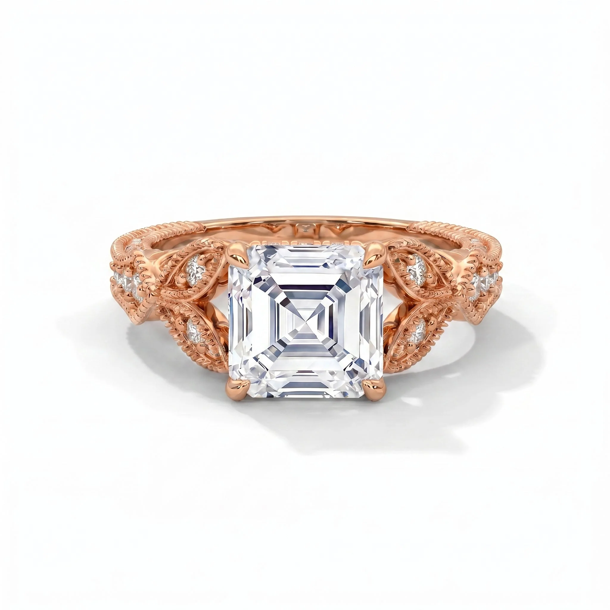 Antique Cut Diamond Engagement Rings